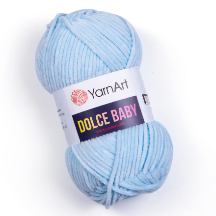 Dolce Baby (Yarnart) 749 голубой, пряжа 50г