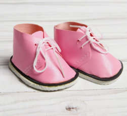 3495207 ботинки для куклы &quot;Завязки&quot; 7,5 см, цвет розовый