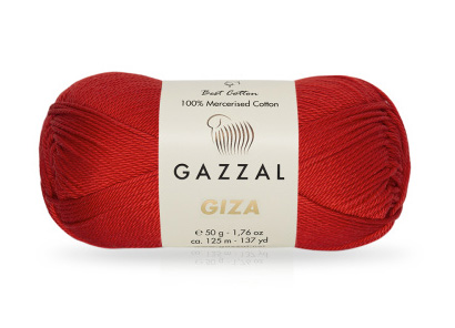 Giza (Gazzal) 2466 красный, пряжа 50г