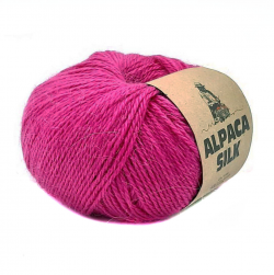 Alpaca Silk (Kutnor) 6273 ягодный, пряжа 50г