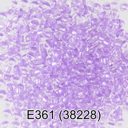 38228 (E361) св.фиолетовый круглый бисер Preciosa 5г