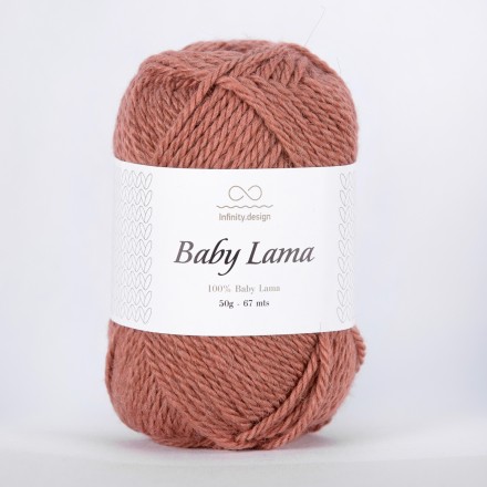 Baby Lama (Infinity) 3544 терракотовый, пряжа 50г
