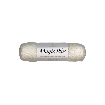 Magic Plus (Infinity) 1002 белый, пряжа 50г