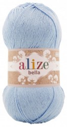 Bella (Alize) 40 голубой, пряжа 100г
