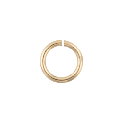FMK-R02 04 под золото, кольца для бус 4 мм, 50шт