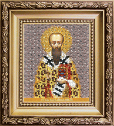 Б-1182 &quot;Икона святителя Василия Великого&quot; набор для вышивания бисером