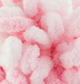 Puffy Color (Alize) 5863 розово-белый, пряжа 100г