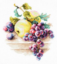 50-05 &quot;Виноград и яблоки&quot; набор для вышивки крестом