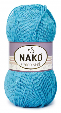 Calico Simli (Nako) 3792 голубая бирюза, пряжа 100г