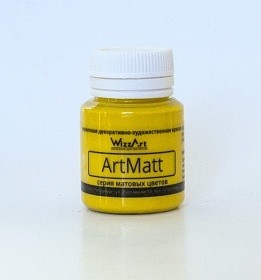 WT9.20 желтый темный охра ArtMatt краска акриловая 20 мл