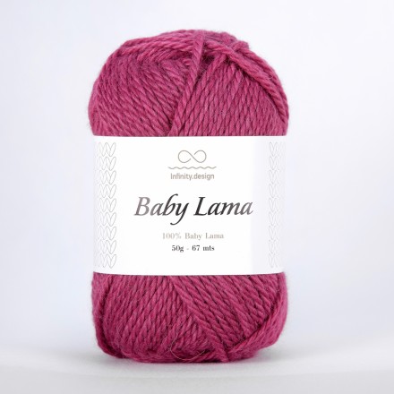 Baby Lama (Infinity) 4644 сливовый меланж, пряжа 50г