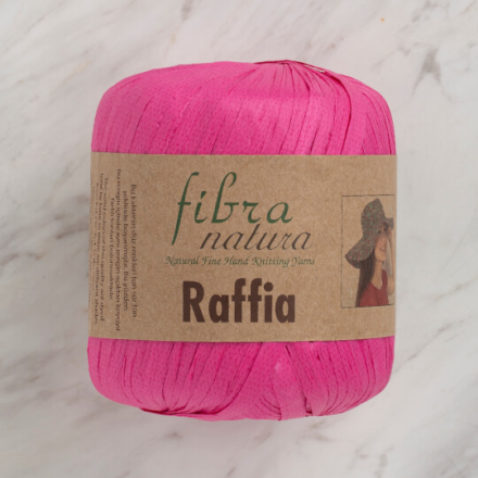 Raffia (Fibra Natura) 116-07 яр.розовый, пряжа 40г
