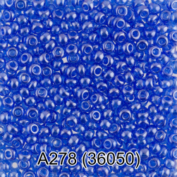 36050 (A278) синий непрозрачный бисер, 5г