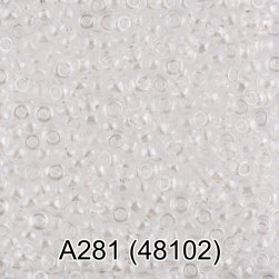 48102 (A281) прозрачный круглый бисер Preciosa 5г