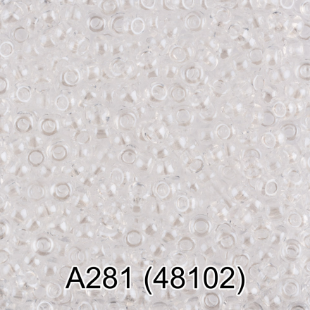 48102 (A281) прозрачный круглый бисер Preciosa 5г