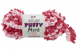 Puffy More (Alize) 6274 мальва-св.розовый, пряжа 150г