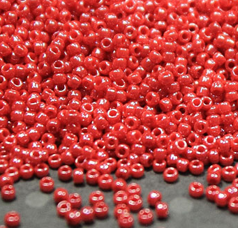 TOHO 15 0125 т. красный/перл, бисер 5 г (Япония)