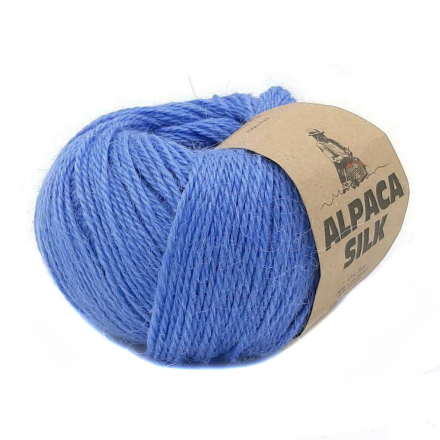 Alpaca Silk (Kutnor) 9017 темно голубой, пряжа 50г