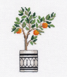 1487 &quot;Апельсиновое дерево&quot; набор для вышивки крестом