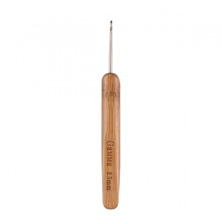RHB d 2,5 мм крючок алюминиевый с бамбуковой ручкой 13,5 см