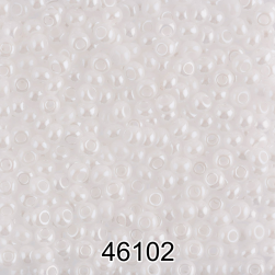 46102 (H662) N8 белый круглый бисер Preciosa 5г