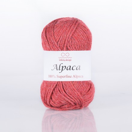 Alpaca (Infinity) 0099 яр.коралл, пряжа 50г