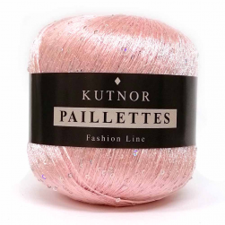 Paillettes (Kutnor) 044 светлый розовый, пряжа 50г