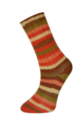 Socks (Himalaya) 140-03 рыжий-фисташка, пряжа 100г
