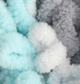 Puffy Fine Color (Alize) 5939 мята серый, пряжа 100г