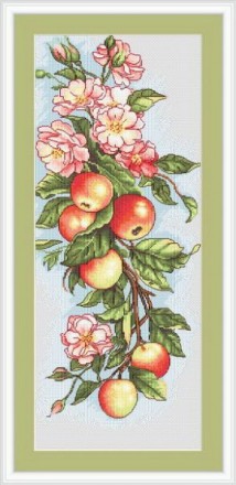 B211 &quot;Композиция с яблоками&quot; набор для вышивания крестом