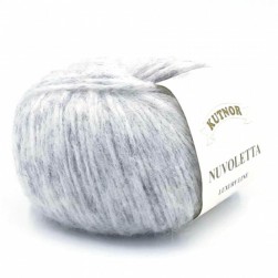 Nuvoletta (Kutnor) 1610 светло-серый меланж, пряжа 50г