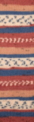 Superwash Wool (Alize) 7841 св.беж-бордо-джинс, пряжа 100г