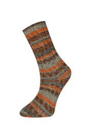 Socks (Himalaya) 160-03 оранжевый-коричневый, пряжа 100г