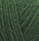 Lanagold 800 (Alize) 118 зеленая трава, пряжа 100г