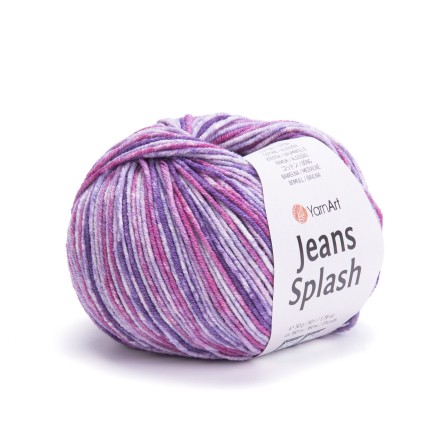Jeans Splash (Yarnart) 949 сирень-лиловый, пряжа 50г