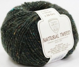 Natural Tweed (Valeria di Roma) 130 т.зеленый, пряжа 50г
