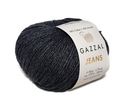 Jeans (Gazzal) 1142 графит, пряжа 50г
