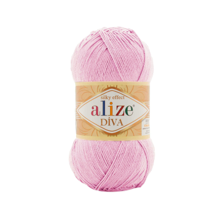 Diva (Alize) 896 розово сиреневый, пряжа 100г