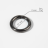 9232266 кольца для сумок, d 12 мм, толщина 3 мм, 10 шт, цвет черный никель