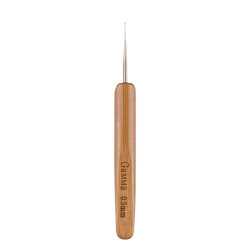 RHB d 0,5 мм крючок алюминиевый с бамбуковой ручкой 13,5 см