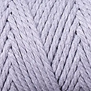 Macrame rope (Yarnart) 756 св.серый, пряжа 250г