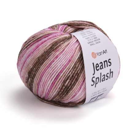 Jeans Splash (Yarnart) 954 пудра-св.беж, пряжа 50г