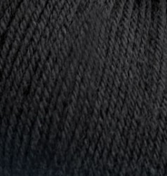 Baby Wool (Alize) 60 Siyah, пряжа 50г