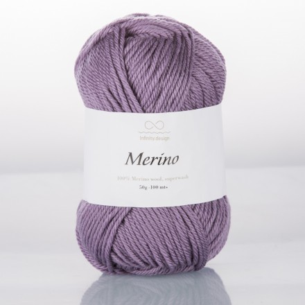 Merino (Infinity) 5042 фиолетовый, пряжа 50г