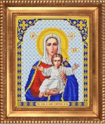 И-4019 &quot;Богородица Леушинская&quot; ткань с рисунком