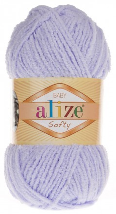 Softy (Alize) 146 неж.сирень, пряжа 50г