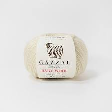 Baby wool (Gazzal) 829 светло бежевый, пряжа 50