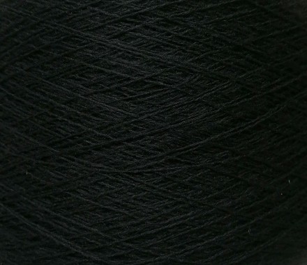 Tipo Shetland(Zegna Baruffa) 925 черный, пряжа бобинная итальянская 1г