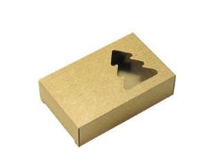 МГК &quot;Ёлочка&quot; коричневая подарочная коробка