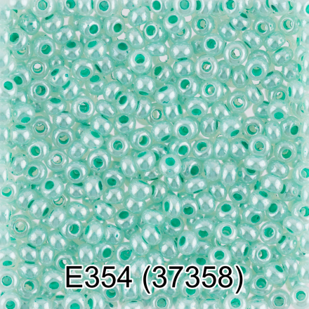 37358 (E354) бирюзовый алебастр, круглый бисер Preciosa 5г